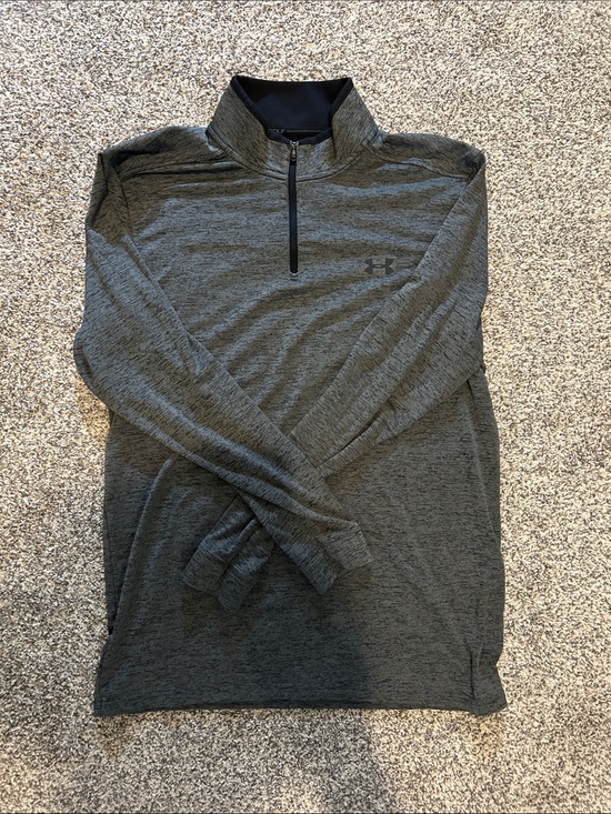 Under Armour Other - Under Armour Charcoal Gray Half-Zip Training Top